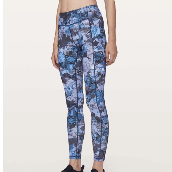 Pants - Lululemon Speed Up Tight *Full-On Luxtreme 28" Screen Camo Multi Sz 10